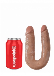 Pipedream King Cock - dildo PODWÓJNE JAK PRAWDZIWE naturalne 14cm (6") - ŚREDNIE