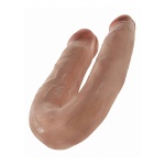 Pipedream King Cock - dildo PODWÓJNE JAK PRAWDZIWE naturalne 14cm (6") - ŚREDNIE