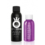 Pipedream King Cock - dildo z wytryskiem + sztuczna sperma - naturalne PVC - 25cm (10")