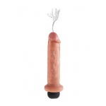 Pipedream King Cock - dildo z wytryskiem + sztuczna sperma - naturalne PVC - 18cm (7")