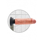 Pipedream King Cock - dildo z WIBRACJAMI MultiSpeed naturalne PVC - 15cm(6")