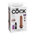 Pipedream King Cock - Dildo  WYTRYSK + sztuczna sperma 18 cm (6 ')