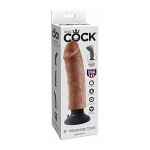 Pipedream King Cock - dildo realistyczne WIBRACJE śniade 22cm (8')