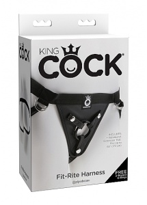 Pipedream King Cock - UPRZĄŻ WYTRZYMAŁA do każdego rodzaju dildo 