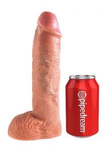 Pipedream King Cock - UPRZĄŻ-PROTEZA z PUSTYM z DILDO 25cm naturalnym 