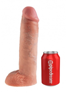 Pipedream King Cock - UPRZĄŻ-PROTEZA z PUSTYM z DILDO 28cm naturalnym 