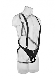 Pipedream King Cock - UPRZĄŻ-PROTEZA z PUSTYM z DILDO 28cm naturalnym 