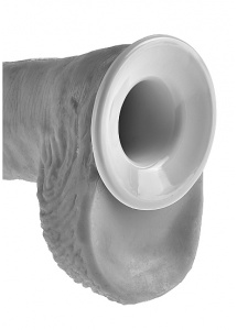 Pipedream King Cock - UPRZĄŻ-PROTEZA z PUSTYM z DILDO 28cm naturalnym 