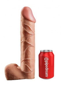 Pipedream King Cock - UPRZĄŻ-PROTEZA z PUSTYM DILDO 30cm naturalny 