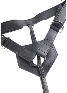 Pipedream King Cock - UPRZĄŻ Strap-on + DILDO 23cm (9") NATURALNE
