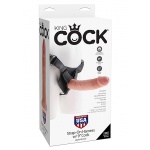 Pipedream King Cock - UPRZĄŻ Strap-on + DILDO 23cm (9") NATURALNE