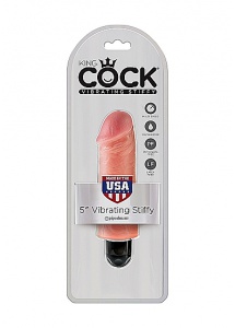 Pipedream King Cock -  dildo realistyczne NATURALNE, wibracje, PVC - 13cm (5")