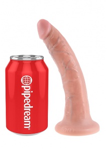 Pipedream King Cock - dildo realistyczne DUŻE miękkie, NATURALNE  PVC - 20cm (7")