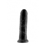 Pipedream King Cock - dildo realistyczne CZARNE, PVC - 21cm (8")