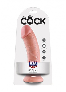 Pipedream King Cock -  dildo realistyczne NATURALNY, PVC - 21cm (8")