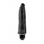 Pipedream King Cock -  dildo realistyczne WIBRACJE duży CZARNE PVC - 21cm (8")