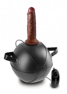 Pipedream - PIŁKA dmuchana z DILDO 17cm wibracje