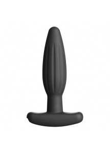 Plug analny do elektroseksu - ElectraStim Silicone Noir Rocker Butt Plug mały
