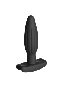 Plug analny do elektroseksu - ElectraStim Silicone Noir Rocker Butt Plug mały