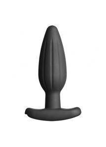 Plug analny do elektroseksu - ElectraStim Silicone Noir Rocker Butt Plug średni