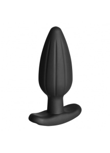 Plug analny do elektroseksu - ElectraStim Silicone Noir Rocker Butt Plug duży