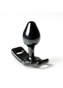 Plug analny - Perfect Fit Strap On Butt Plug Small Black czarny