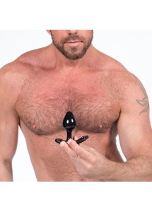 Plug analny - Perfect Fit Strap On Butt Plug Small Black czarny