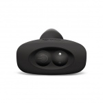 Plug analny rotujący i wibrujący sterowany zdalnie - Bvibe Rimming Remote Control Plug  Czarny