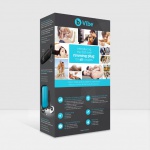 Plug analny rotujący i wibrujący sterowany zdalnie - Bvibe Rimming Remote Control Plug  Czarny