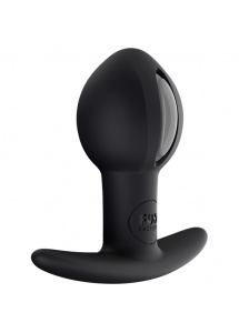 Plug analny ruszający się - Fun Factory B Ball Uno Anal Plug with Motion  Czarny z szarym