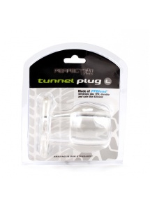 Plug analny tunel - Perfect Fit Tunnel Plug Large Przezroczysty