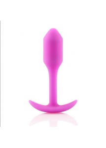 Plug analny z obciążnikiem - B-Vibe Snug Plug 1 Różowy