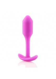 Plug analny z obciążnikiem - B-Vibe Snug Plug 1 Różowy