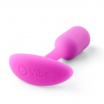 Plug analny z obciążnikiem - B-Vibe Snug Plug 1 Różowy