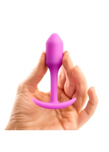 Plug analny z obciążnikiem - B-Vibe Snug Plug 1 Różowy