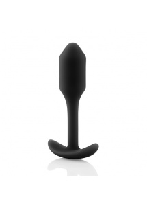Plug analny z obciążnikiem - B-Vibe Snug Plug 1 Czarny
