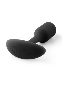 Plug analny z obciążnikiem - B-Vibe Snug Plug 1 Czarny