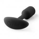 Plug analny z obciążnikiem - B-Vibe Snug Plug 1 Czarny