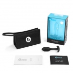 Plug analny z obciążnikiem - B-Vibe Snug Plug 1 Czarny