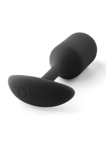 Plug analny z obciążnikiem - B-Vibe Snug Plug 2 Czarny