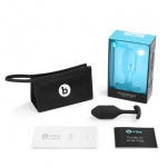 Plug analny z obciążnikiem - B-Vibe Snug Plug 2 Czarny