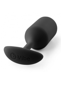 Plug analny z obciążnikiem - B-Vibe Snug Plug 3 Czarny