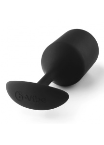 Plug analny z obciążnikiem - B-Vibe Snug Plug 4 Czarny
