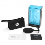 Plug analny z obciążnikiem - B-Vibe Snug Plug 4 Czarny