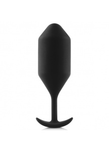 Plug analny z obciążnikiem - B-Vibe Snug Plug 5 Czarny