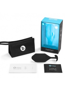 Plug analny z obciążnikiem - B-Vibe Snug Plug 5 Czarny