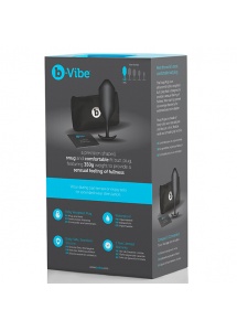 Plug analny z obciążnikiem - B-Vibe Snug Plug 5 Czarny