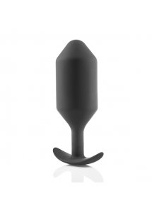 Plug analny z obciążnikiem - B-Vibe Snug Plug 6 Czarny