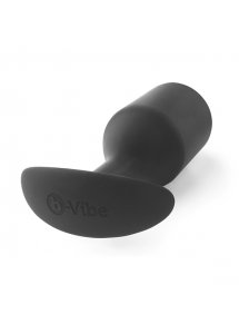 Plug analny z obciążnikiem - B-Vibe Snug Plug 6 Czarny