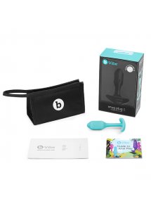 Plug analny z obciążnikiem - B-Vibe Snug Plug 1 Miętowy
